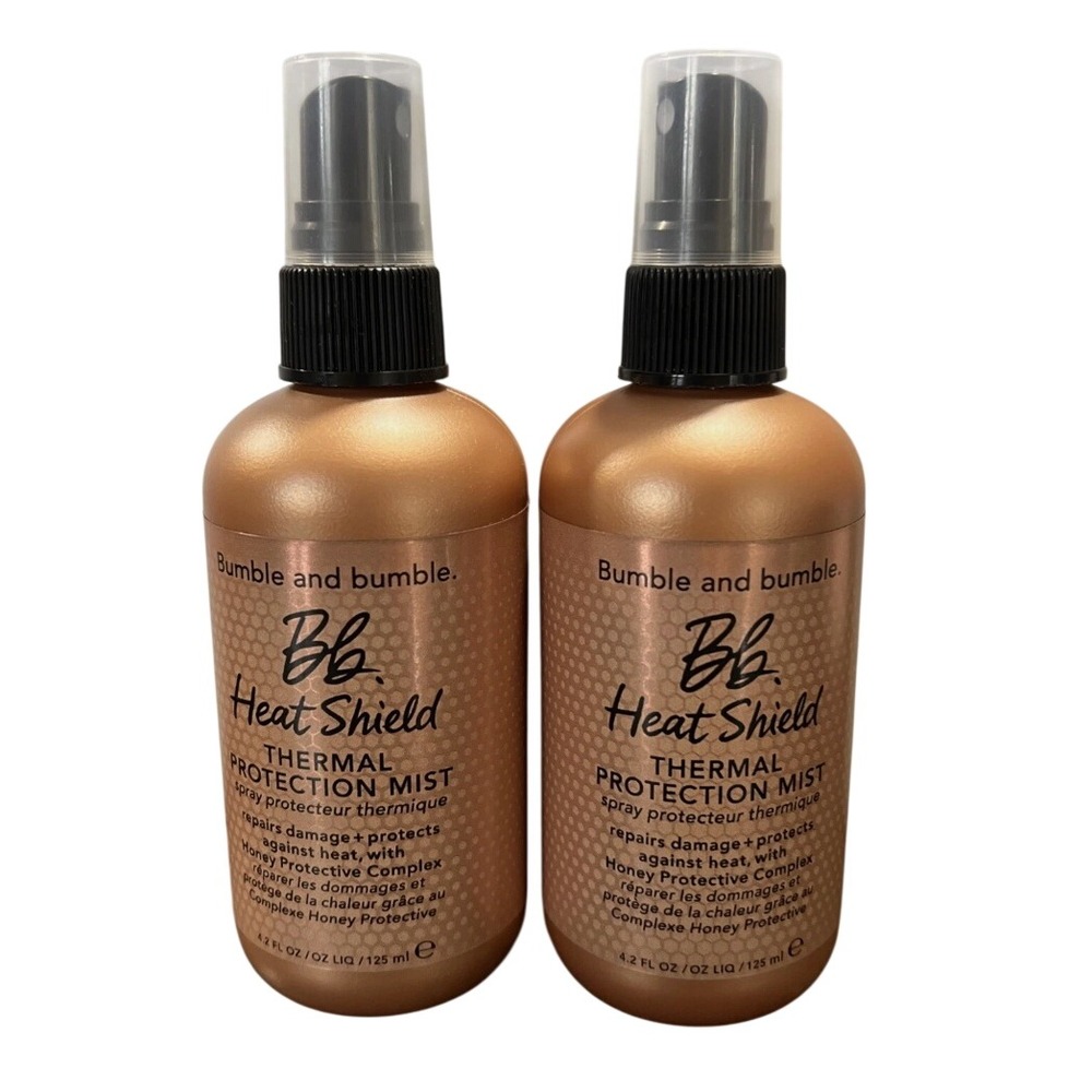 NEW 2X Bumble and Bumble Bb Heat‎ Shield Thermal Protection Mist4.2oz/125ml each